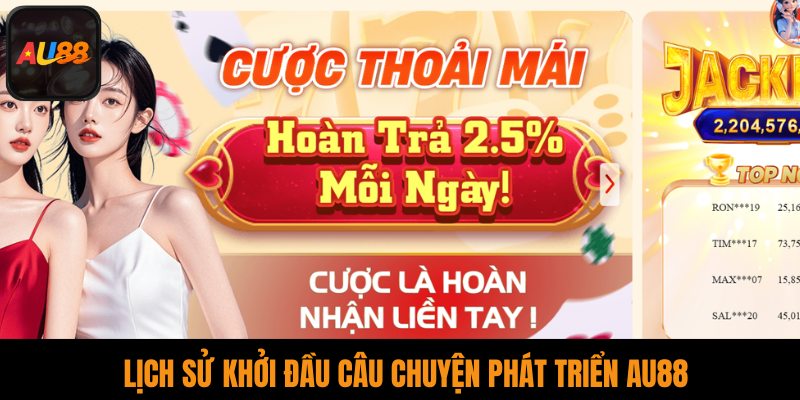 Lịch sử khởi đầu câu chuyện phát triển AU88